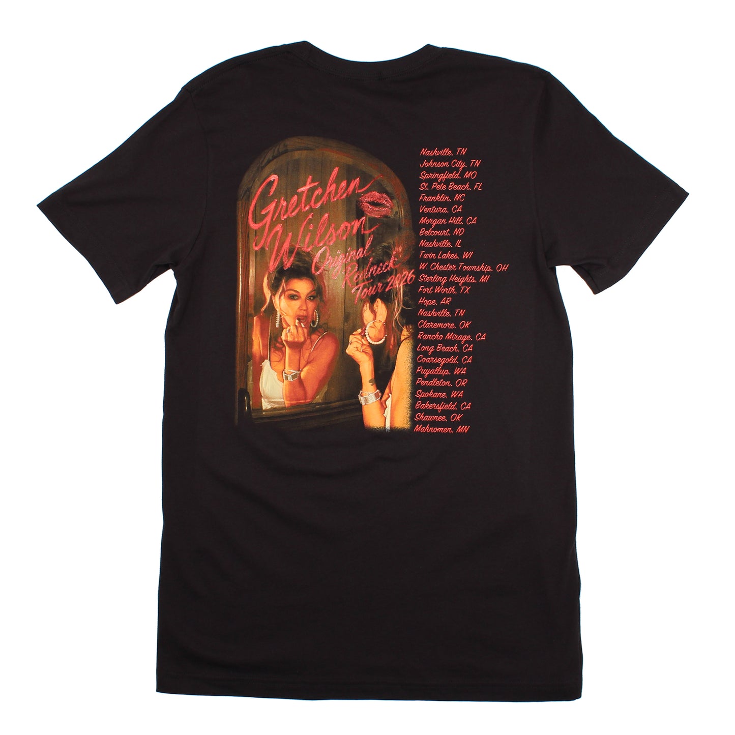 2026 Gretchen Wilson Tour Tee (Black)